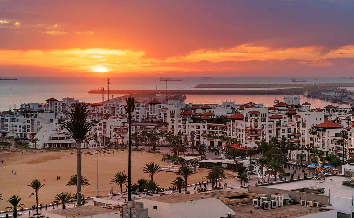 Atardecer en Agadir