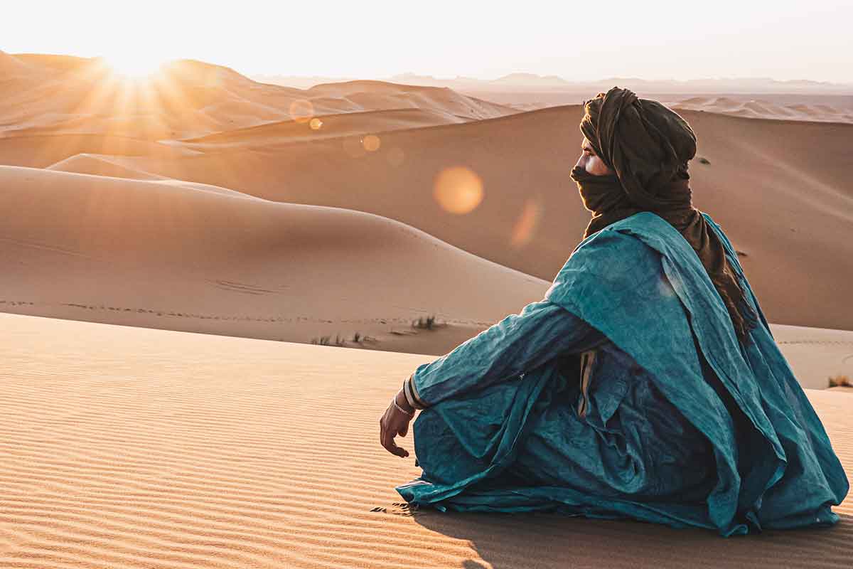 dunas del desierto de Marruecos