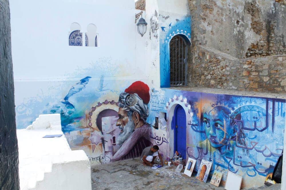 Festival de pinturas en Asilah