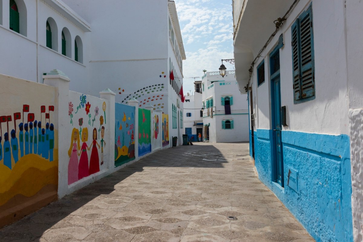 Murales medina de Asilah