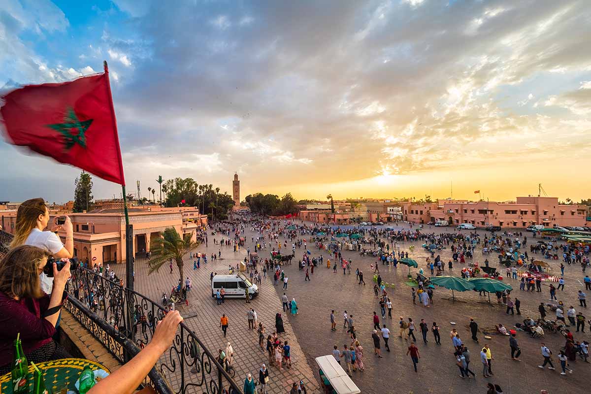 Plaza Jemaa el Fna en Marrakech