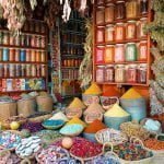 Mecado Especias en Marruecos